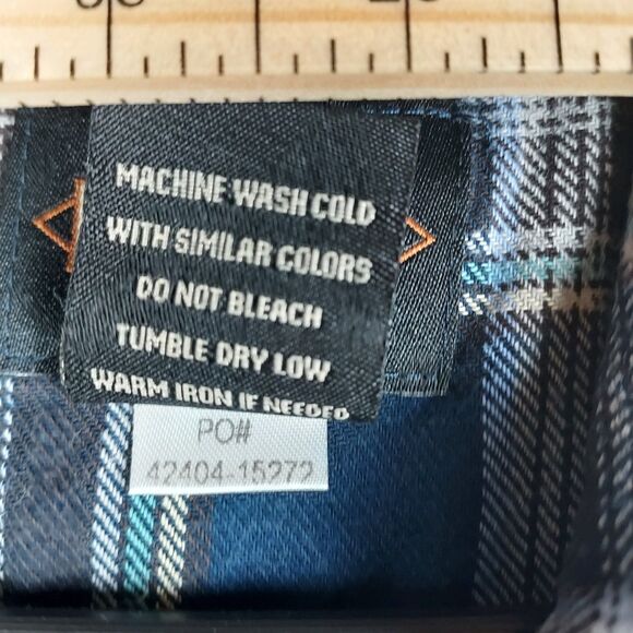 Guide Gear Field Tested L Button-Up Long Sleeve Plaid Flannel Western Style - Picture 8 of 10